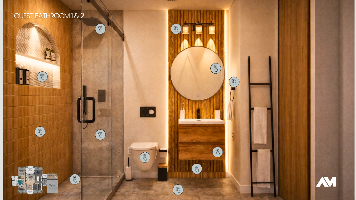 Guest Bathroom 1 & 2